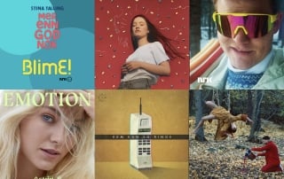 album covers of top Norwegian artists of 2019